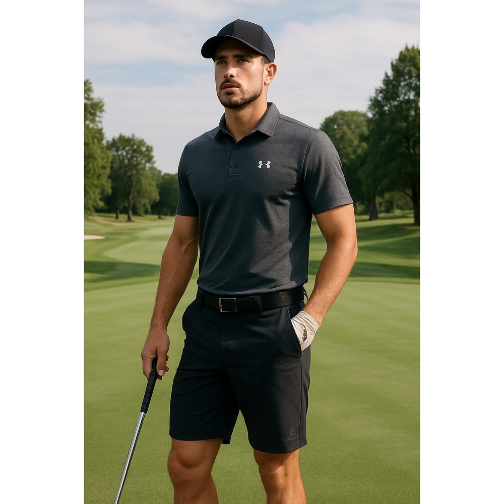 Under Armour‎ Showdown HeatGear Black Golf Shorts Men's Size 36 Performance
